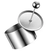 Round Pastry Ring Cake Mold, Stainless steel Ring Pastry Mold Baking Tool 6-8cm