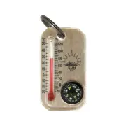 Sun Company Birchwood Therm-o-compass – Zipper Pull Compass and Thermometer