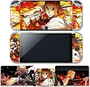 TANOKAY Sticker Wrap Vinyl Decal Pre-Cut Skin | Kyojuro Rengoku | Compatible with Nintendo Switch OLED (2021 Model)
