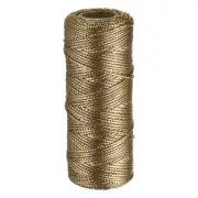 328 Feet/109 Yards Metallic Cord Rose Gold Twine 1.5mm Thread String