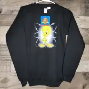 NWT Kids Youth L Vintage 2001 Tweety Bird Looney Tunes Crewneck Sweatshirt