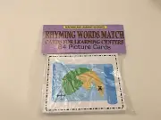 RHYMING WORDS MATCH - Cards for Learning Center 60 Cards- Teaching supplies