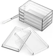 10oz Silver Bar Holder Case - 5 Pack Storage Capsules for 10 oz Bars