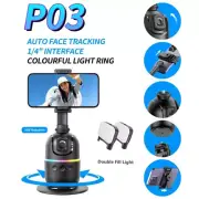 Smart Face Tracking Gimbal Stabilizer 360° Rotation Vlog Kit for Phone & Camera