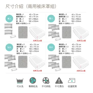 【岱思夢】100%純天絲80支 德雷西 鋪棉床罩組 雙人 加大 特大 TENCEL 天絲 床包 床罩