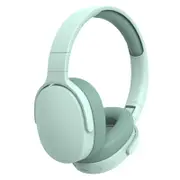 Gaming Headset Wireless Headset P2961 Foldable Wireless Bluetooth Stereo Over Ear Headphone -Green