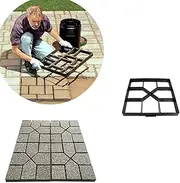 Garden DIY Path Maker Model Concrete Stepping Stone Pave Pavement Paver Mould Tool