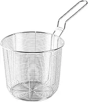 Steel Fry Net Basket With Insulated Handle, Snack Fryer, Large Cooking Basket For Preparing Noodles, Chips And Fried Treats In Kitchens