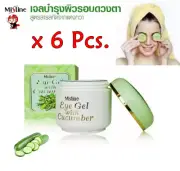 6x Mistine Cucumber Moisture Eye Gel Anti-Wrinkle Reduce Dark Nourish Skin Eyes