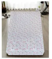 Queen Luxury 100% Cotton Flannelette Fitted Bed Sheet Xmas Flannel - Christmas