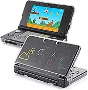VSEER Ultra Clear Crystal Transparent Hard Shell Protective Case Cover for New 2015 Nintendo 3DS - Modified Hinge-Less Design