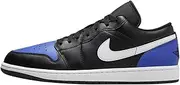 [Nike] Air Jordan 1 Low Men's Shoes (553558-042, Black/Game Royal/White)