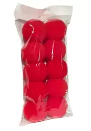 10 RED SOFT SPONGE BALLS 1.75" Gosh Bag Magic Trick Clown Foam Magician Set Toy