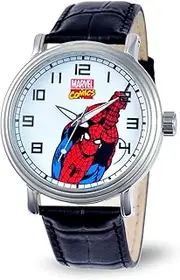 [Marvel] Men's W000532 Spider-Man Vintage Watch, Black, Children's Watches