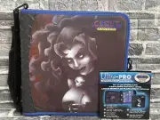 Ultra Pro Clout Fantasy Black Blue Zippered Album Gaming Case NEW with Tag