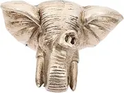 KAILIKETIY Elephant Head Wall Mounted Water Fountain Spout Unique Outdoor Decor for Garden Patio Backyard Lawn Flow Feature for Relaxation Artistic Touch Entryway Balcony