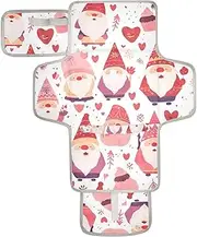 Reusable Diaper Change pad with Tissue Pocket Waterproof Changing pad for Moms, Dads