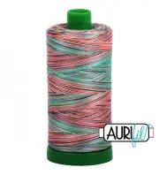A1140-3817 Mako Cotton Embroidery Thread 40wt 1094yds Variegated Blue & Pink