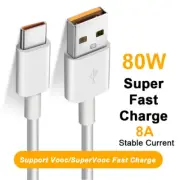 Oppo Original USB Type-C SuperVOOC Charger Adapter Cable 8A USB-C Fast Cord O