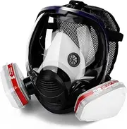 BAEXUE Gases Ma-sk Chemical Sprays Paint -formaldehyde Activated Carbon Ma-sk Silicone Full Face Filters