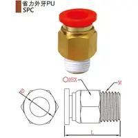 在飛比找蝦皮購物優惠-［蓋倫五金］FWUYIH 6.5*10mmPU管轉3分牙(3