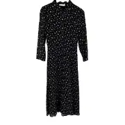 Reformation Womens Arcadia Midi Dress 4 Posey Floral Full Button Cottagecore