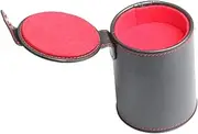 Vaguelly Box Dice Shaking Cup Dice Cup with Lid Game Dice Cup Black