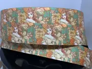 NEW 5yards of Floral Belle Beauty and the Beast 1" wide Grosgrain Ribbon