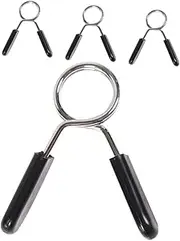 ARTSEWPLY Barbell Clamp Set Gym Bar Clips Dumbbell Buckles Spring Clip Collars 8cm Length Versatile Fitness Accessory