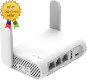 GL-SFT1200 (Opal) Secure Travel Wifi Router, AC1200 Dual Band Gigabit Ethernet W