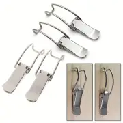 Secure and Firm Connection 2PCS Iron Cabinet Box Hasp Lock Spring Latch