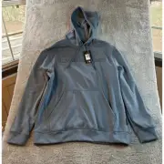 Men’s Quicksilver Blue Pullover Hoodie, Size Large New With Tags