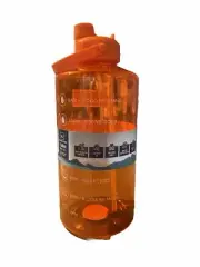 MANNA One Gallon Motivational Dual Ranger Water Bottle Jug Big PBA Free Orange