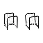 2x Geek Culture Newton's Cradle Balls Science Toy Home/Office Desk Accessory 9cm