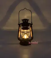 1/12 Dollhouse Miniature Table Lantern LED Light Lamp Battery Use Decoration Toy