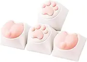 Cat Paw Keycap,PC and and White Cat Paws and Butts Keyboard Caps - Cute Cat Paw Keycap Keycaps, Decorative Computer