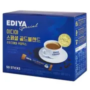 EDIYA Special Gold Blend Rich Crema Coffee Mix x 50 Sticks Korean Instant Coffee