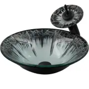 Miseno MVS-NSFC-G19012001 Credere 17-1/4" Glass Vessel Bathroom - Blue / Matte