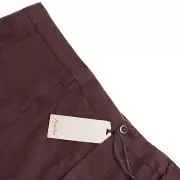 Zanella NWT Chinos / Casual Pants Size 38 US Noah In Red Plaid Cotton Blend