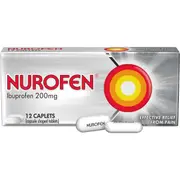 Nurofen Pain And Inflammation Relief Caplets 200Mg Ibuprofen 12 pack
