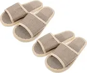 NOLITOY Non-slip Slippers for Women Home Use Summer Eva Slippers 29cm Comfortable Cotton Easy to Clean