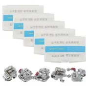5 Set Dental Orthodontic Self Ligating Brackets Braces Metal Roth 022 AO Empower