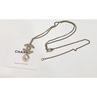 Chanel 香奈兒CC 雙C logo珍珠項鍊