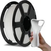 FLASHFORGE Flexible PLA Filament 1.75 Mm White, 3D Printer Filament 4X Longer...
