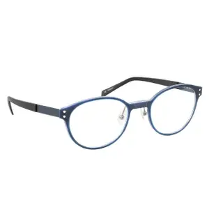 【nine 眼鏡】丹麥設計日本手工製造 3rd系列光學眼鏡-(藍 3rd 2433 BLU)