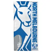North Melbourne Kangaroos AFL Team Logo Bath Beach Towel