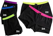 [SAMILY] Boxer Shorts for Girls Set of 10 (Size: 98-152) (3-12 Years) Pack of 10 Underwear Hipster Briefs