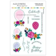 Alex Syberia Floral Balloon Extravaganza Die Set : September 2023 Collection