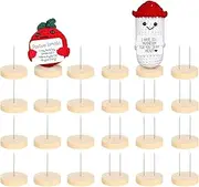Crochet Doll Stand - Wooden Knitted Doll Stand | Felting Animal Doll Toy | Crochet Doll Wooden Stand | Double Needle Single Needle | Doll Display Support For Doll Collectors For Desks, Display Shelf