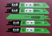 5 EAB 6" X 24Tpi Bimetal Metal Cutting Industrial Reciprocating Blade SWISS MADE